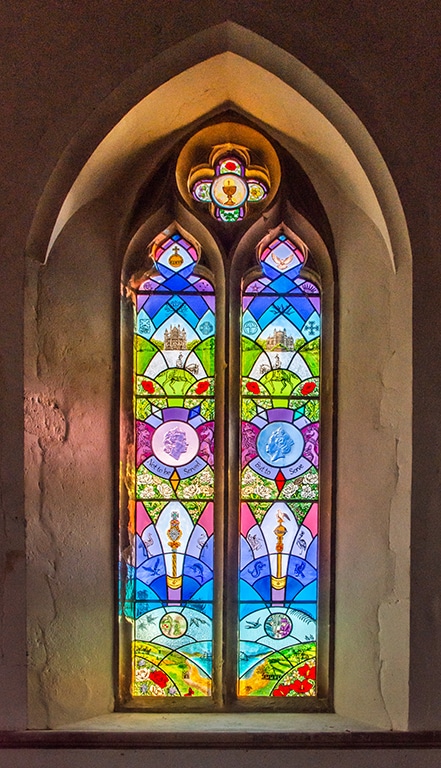 The Platinum Window – St Marys Church, Felpham, West Sussex